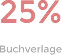 25% Buchverlage