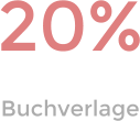 20% Buchverlage