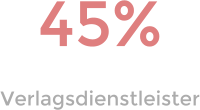 45% Verlagsdienstleister