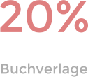 20% Buchverlage